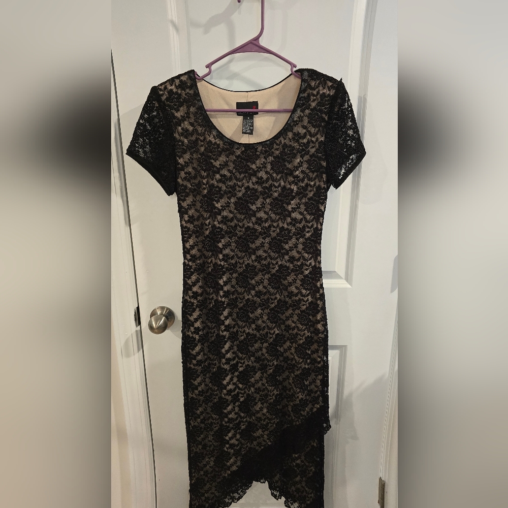Black lace dress size 10